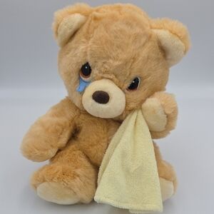 Charming Brown Teddy Bear with Blanket